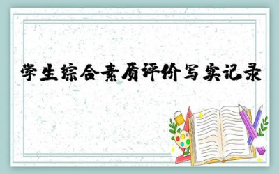 综合素质写实记录100条