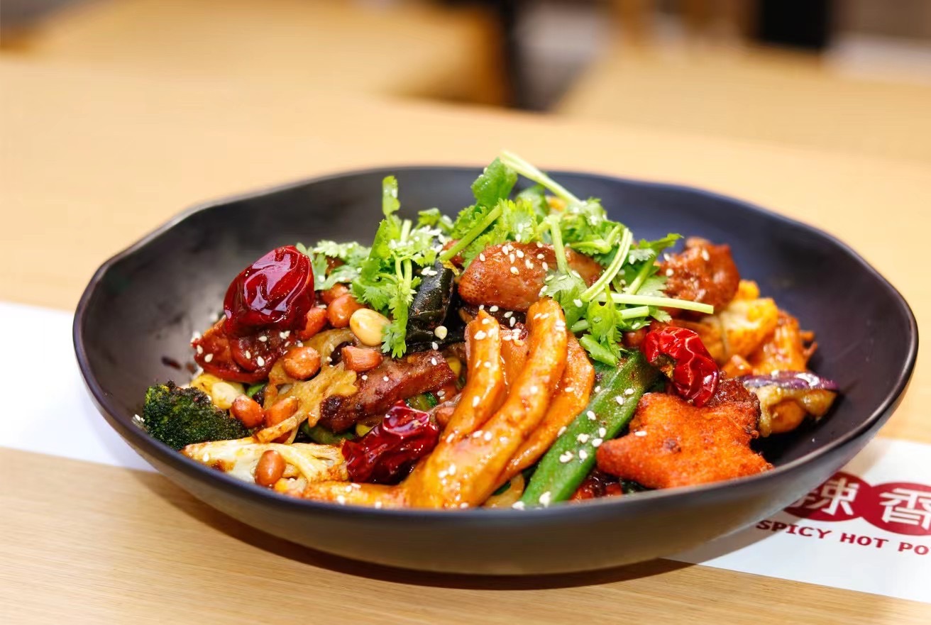 与麻辣烫关系的句子