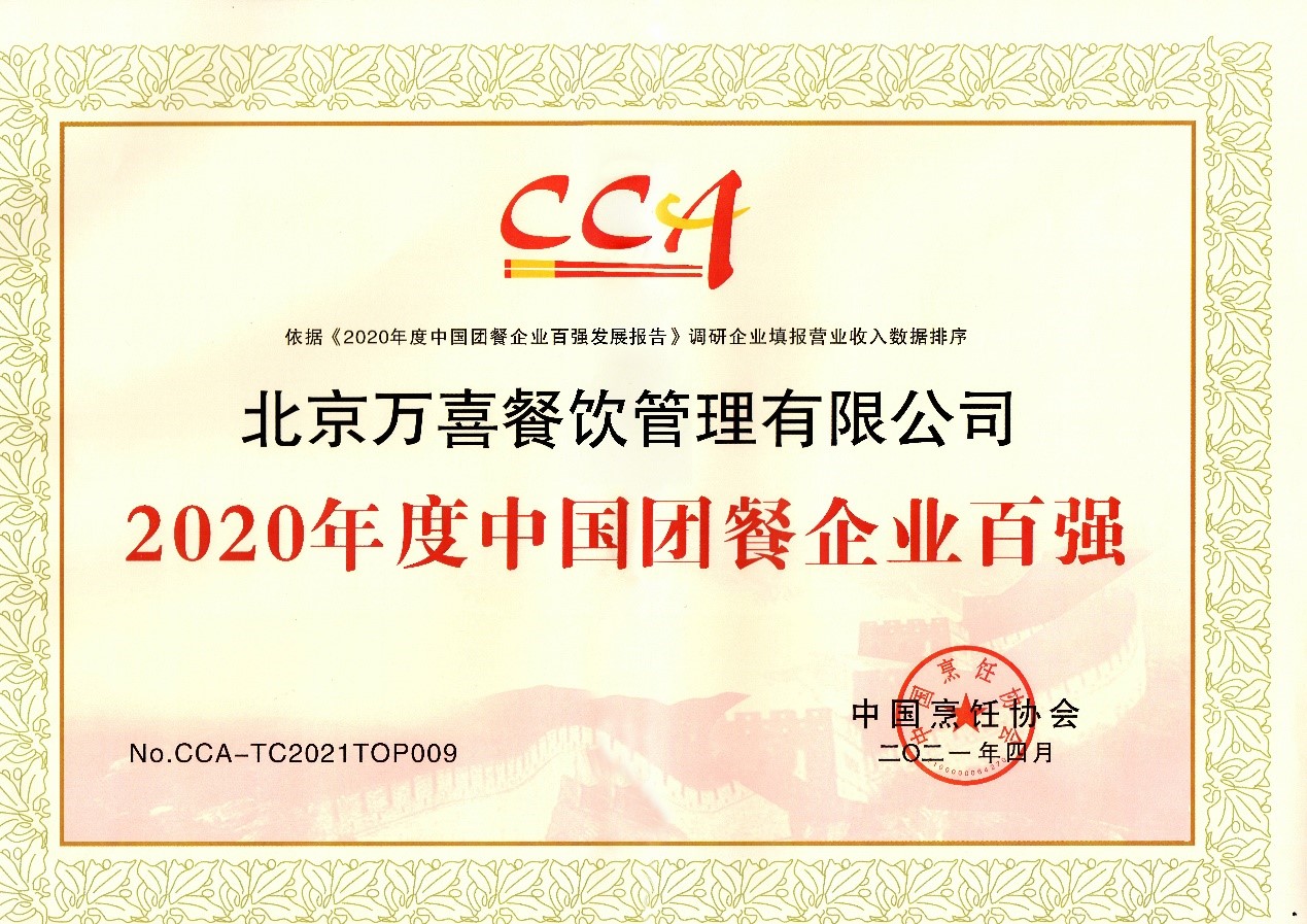 2020年餐饮年总结